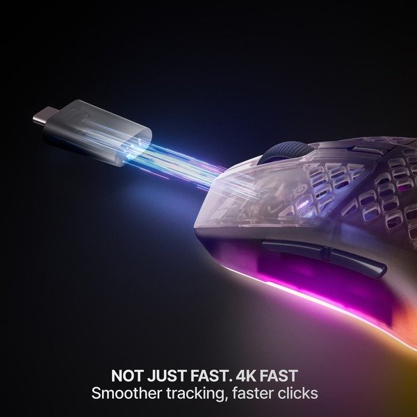 SteelSeries Aerox 3 Wireless Gen 2 Wireless Gaming Mouse, Shadow