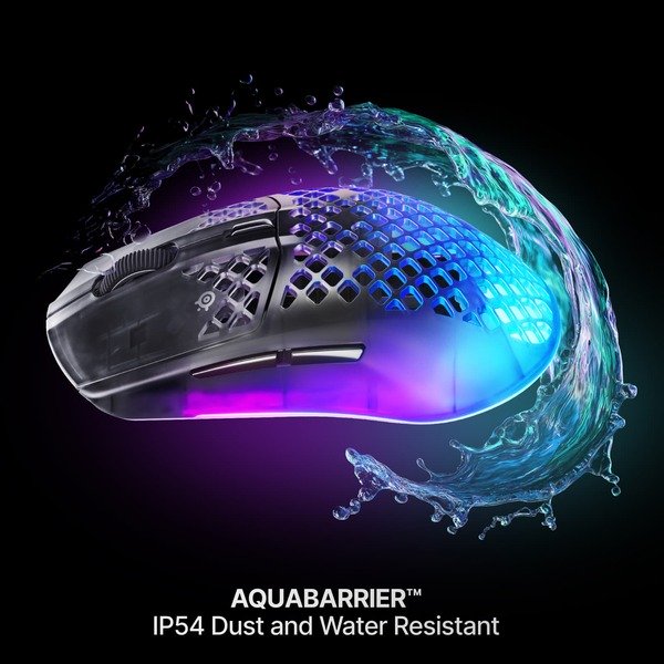 SteelSeries Aerox 3 Wireless Gen 2 Wireless Gaming Mouse, Shadow