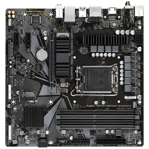 Gigabyte B660M DS3H AX DDR4 mATX-emolevy