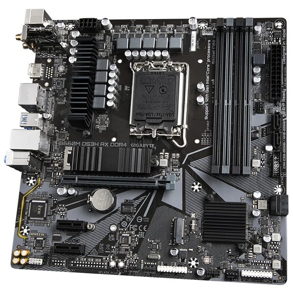 Gigabyte B660M DS3H AX DDR4 mATX-emolevy