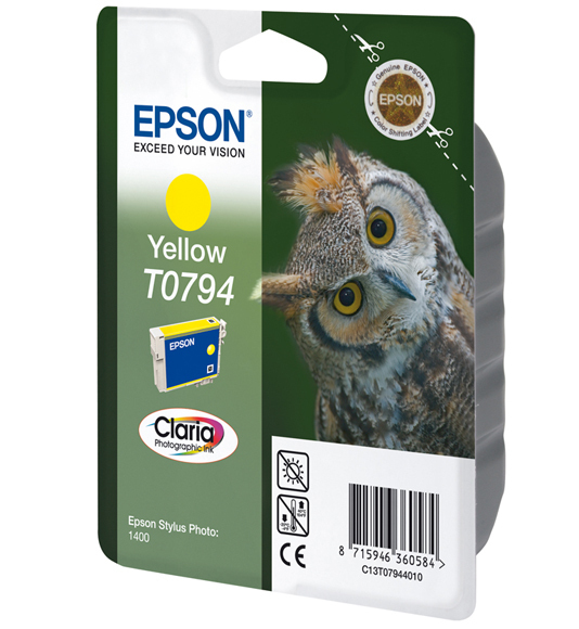 EPSON YELLOW T0794 CLARIA PHOTO INK