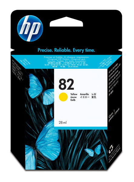No82 yellow ink cartridge, 28ml
