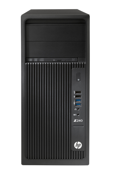 HP Workstation z240 Tower | Win10p64DowngradeWin764 | 8GB DDR4-2133 nECC (2x4GB) UDIMM | Intel HD GFX 530 (Core i3/i5/i7 CPUs) | 1TB 7200 | i7-6700 3.4GHz (up t