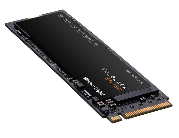 WD 500GB, CSSDSN750 PCIE Gen3 -SSD-levy M.2, musta
