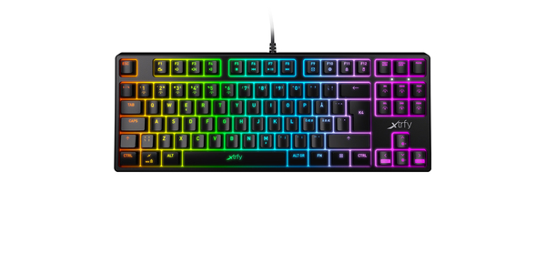 Xtrfy K4 RGB TKL - gaming keyboard, black