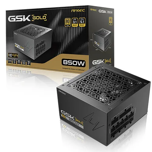 Antec GSK 850 V2 EC 850W - PSU, 80 Plus Gold