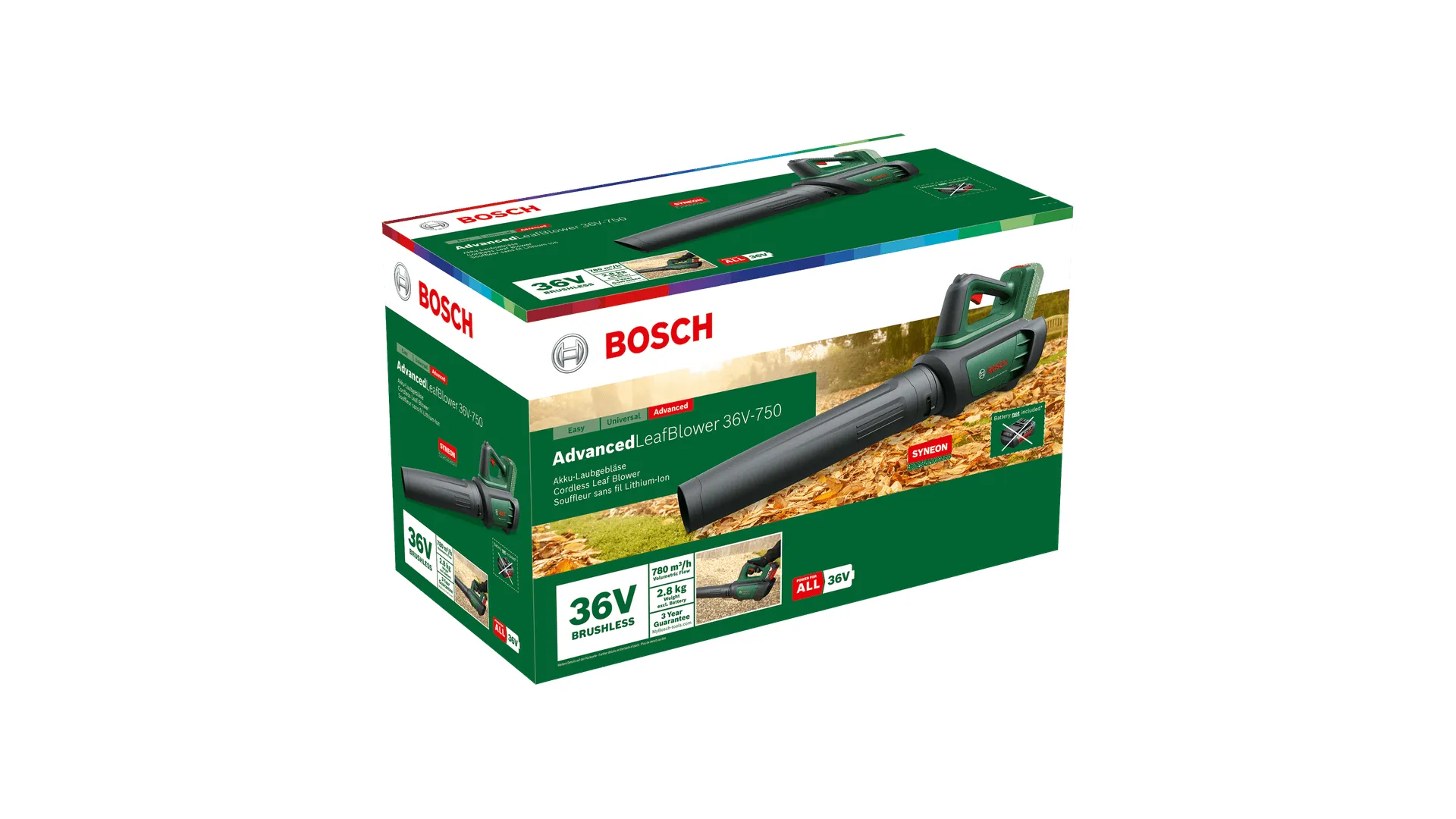Bosch Advanced LeafBlower 36V-750 - leaf blower