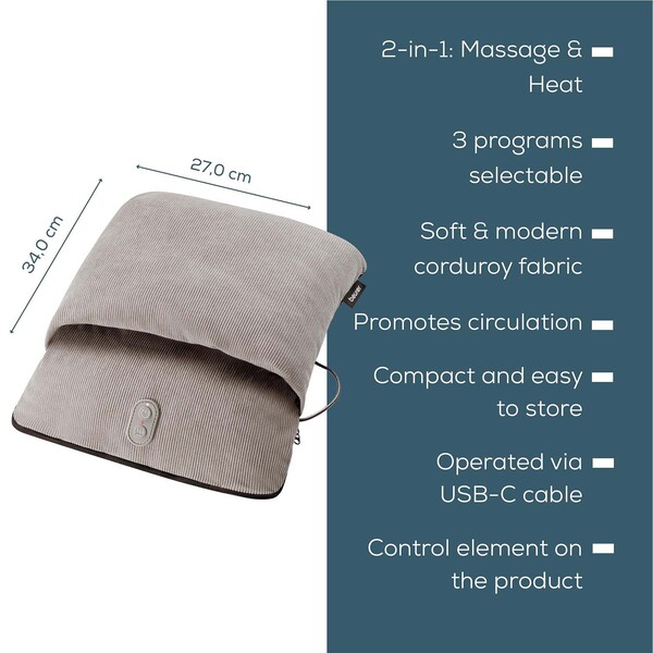 Beurer Foot massager and foot warmer 2-in-1 FM 28