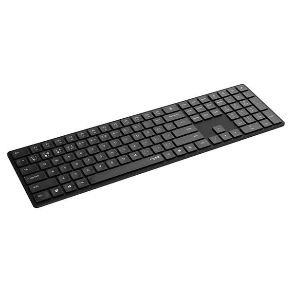 Rapoo E8020 Multi-Mode Ultra-Slim Wireless Keyboard and Mouse, Black