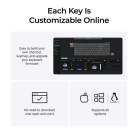 Keychron K4 HE Wireless Mechanical Gaming Keyboard, Gateron Double-rail Magnetic, Black