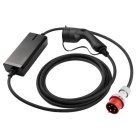 Deltaco E-Charge, Type2, 3-phase, 11kW, CEE 16A -latauskaapeli, 6m