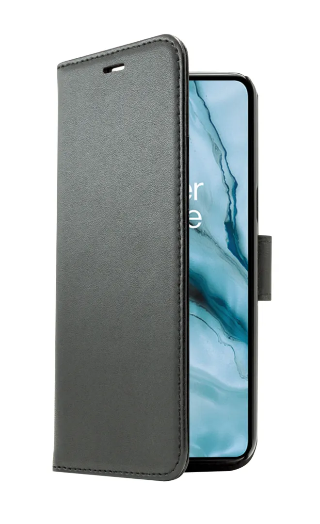 Screenor Smart, OnePlus Nord CE - Wallet Case, Black