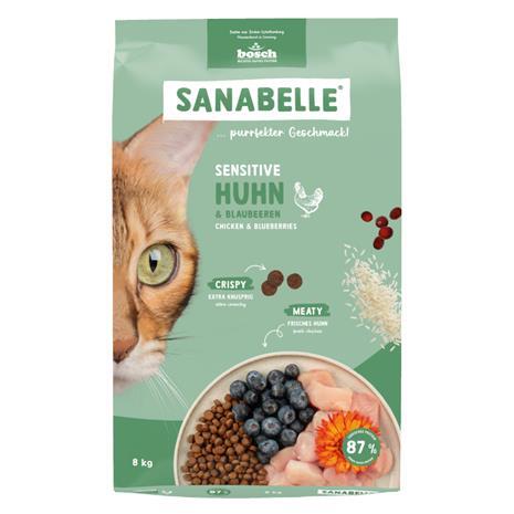 Bosch Sanabelle Sensitive Chicken & Blueberry, Dry food for cats, Adult, 8kg