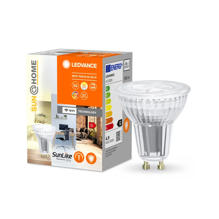 Ledvance SMART+ Sun@Home PAR16 50W/TW GU10 WiFi - C