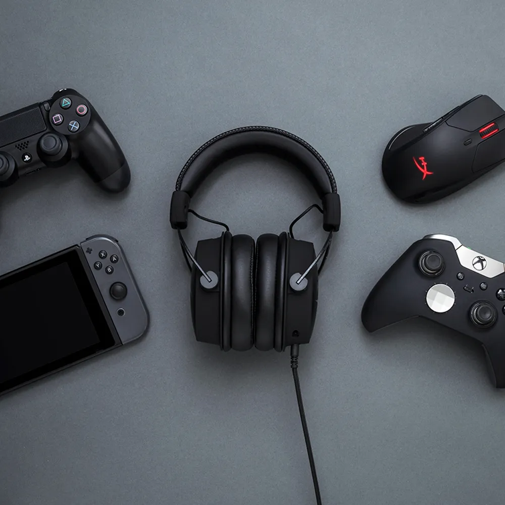 HyperX Cloud Alpha -pelikuulokkeet, Musta/Punainen