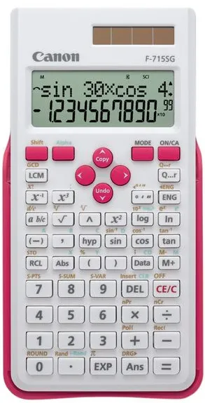 CANON F-715SG WHITE & MAGENTA EXP DBL Calculator