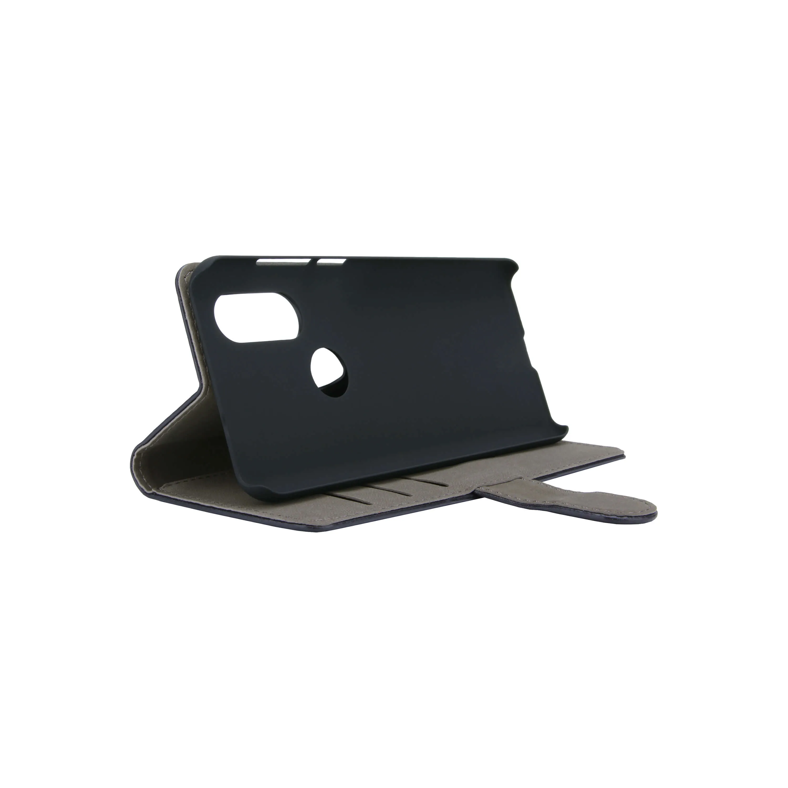 GEAR Wallet, Moto One Vision - Wallet Case, Black