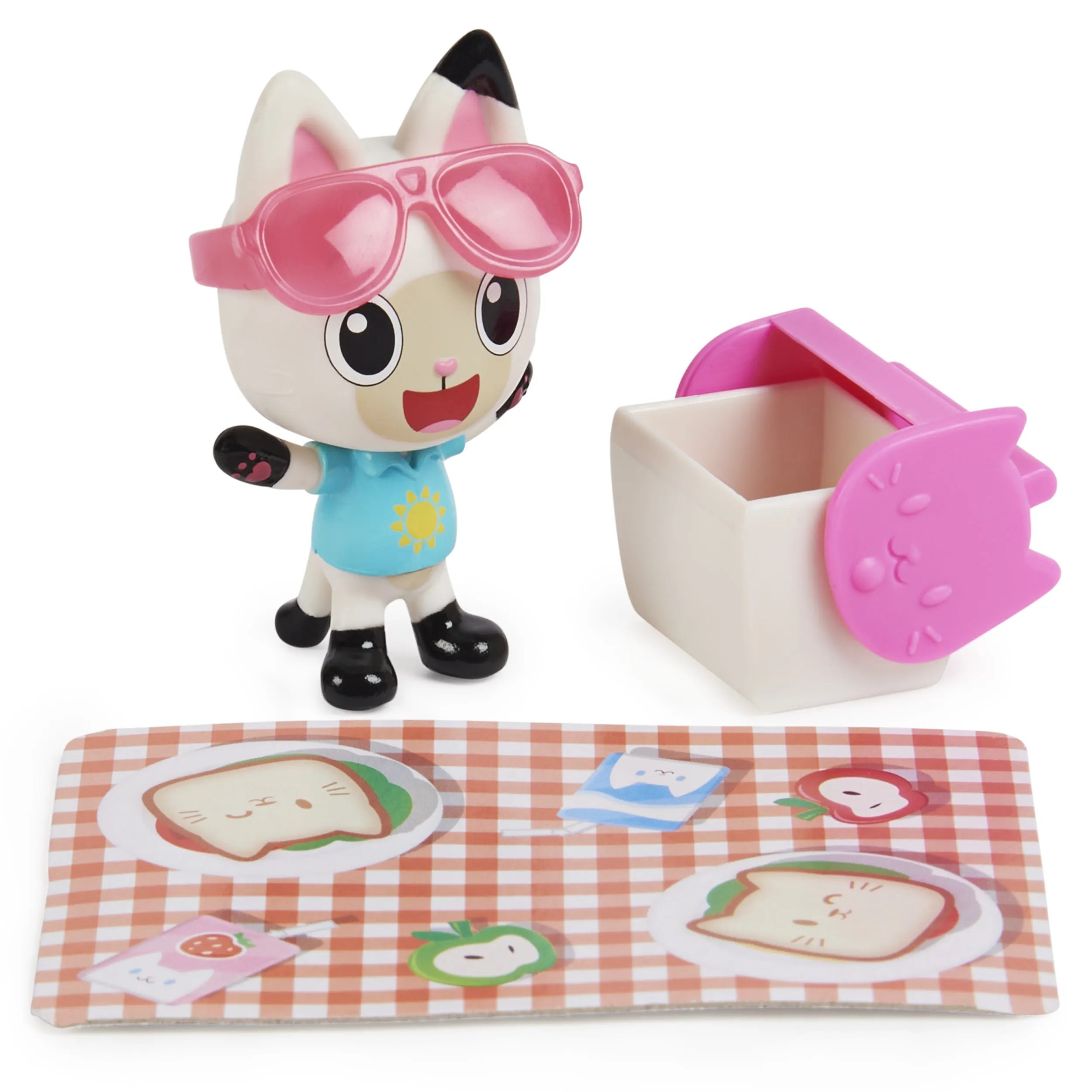 Spin Master Gabby's Dollhouse - Carlita toy car with Pandy Paws figure, toy vehicle