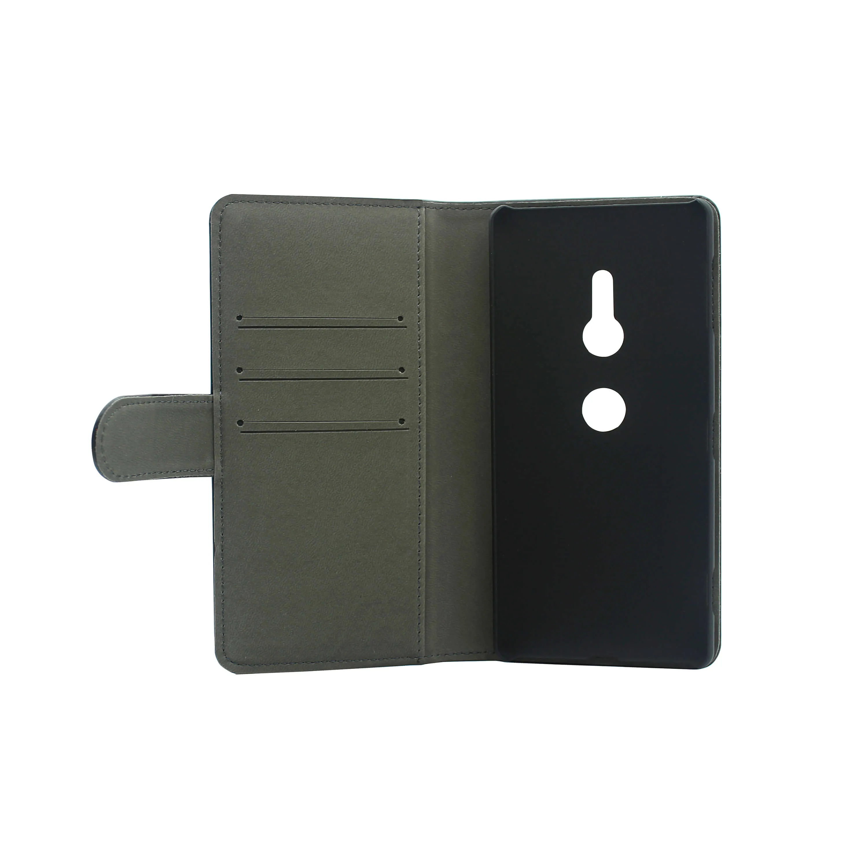 GEAR Wallet, Xperia XZ2 - Wallet Case, Black
