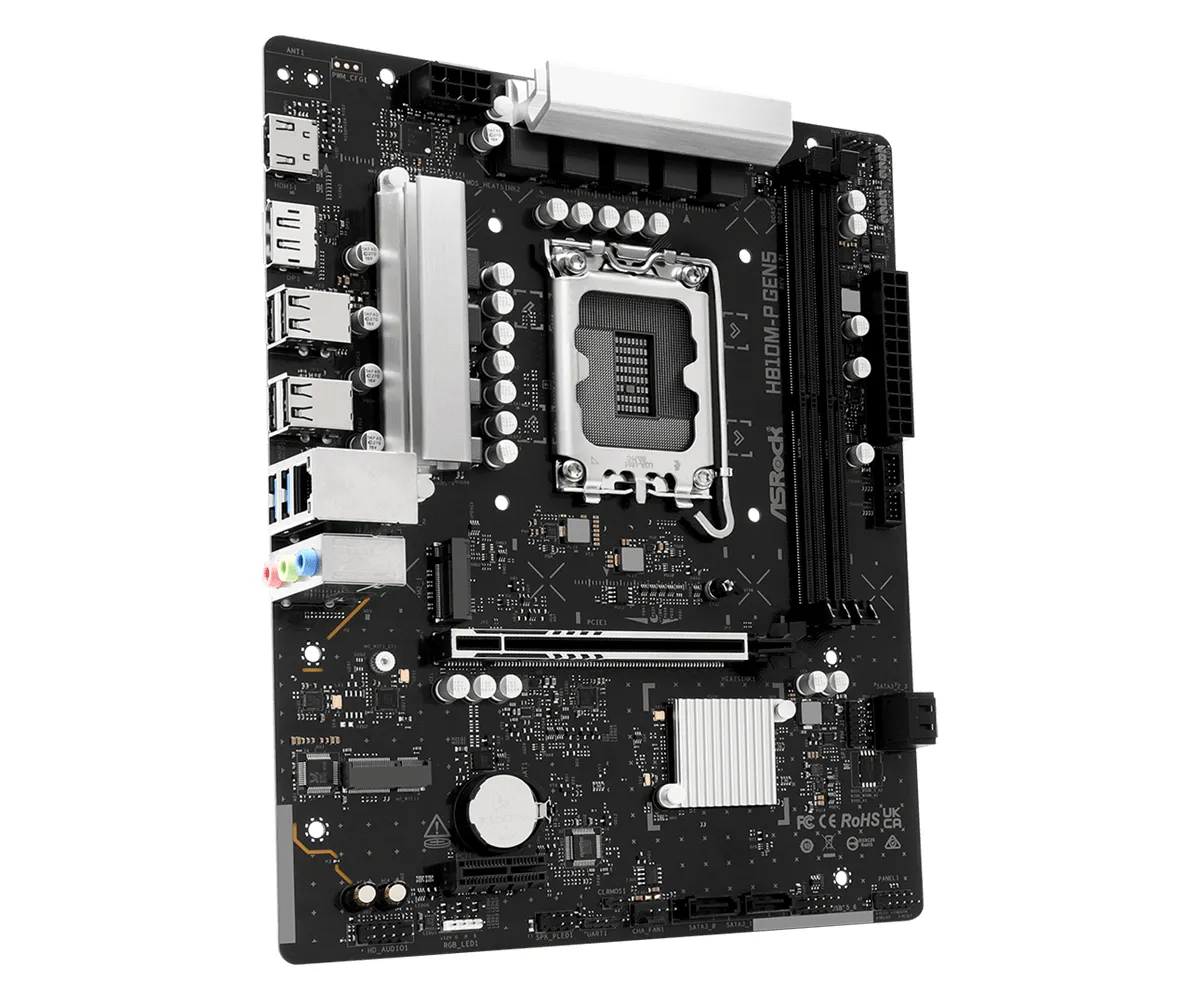 ASRock H810M-X Gen5 DDR5 LGA1851 mATX Motherboard