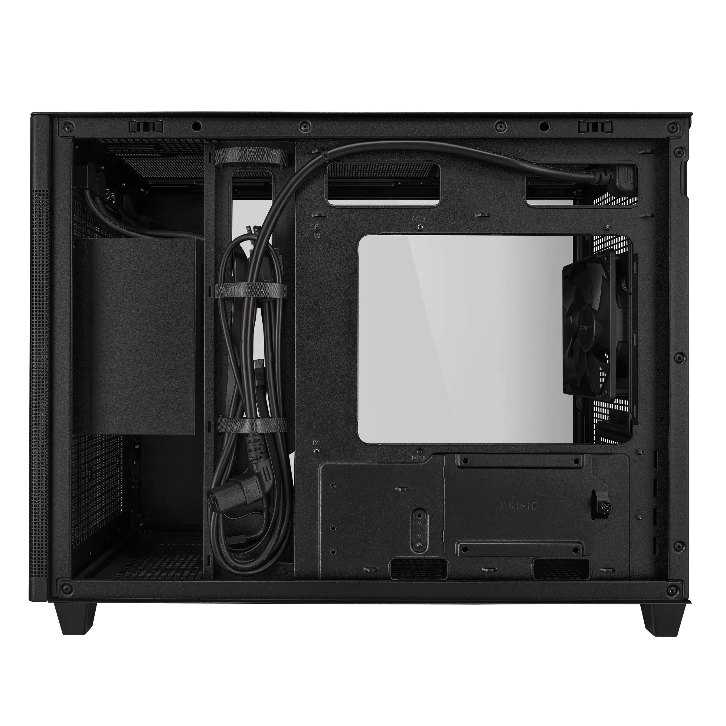 ASUS Prime AP201 Mini-Tower Case with window, Black