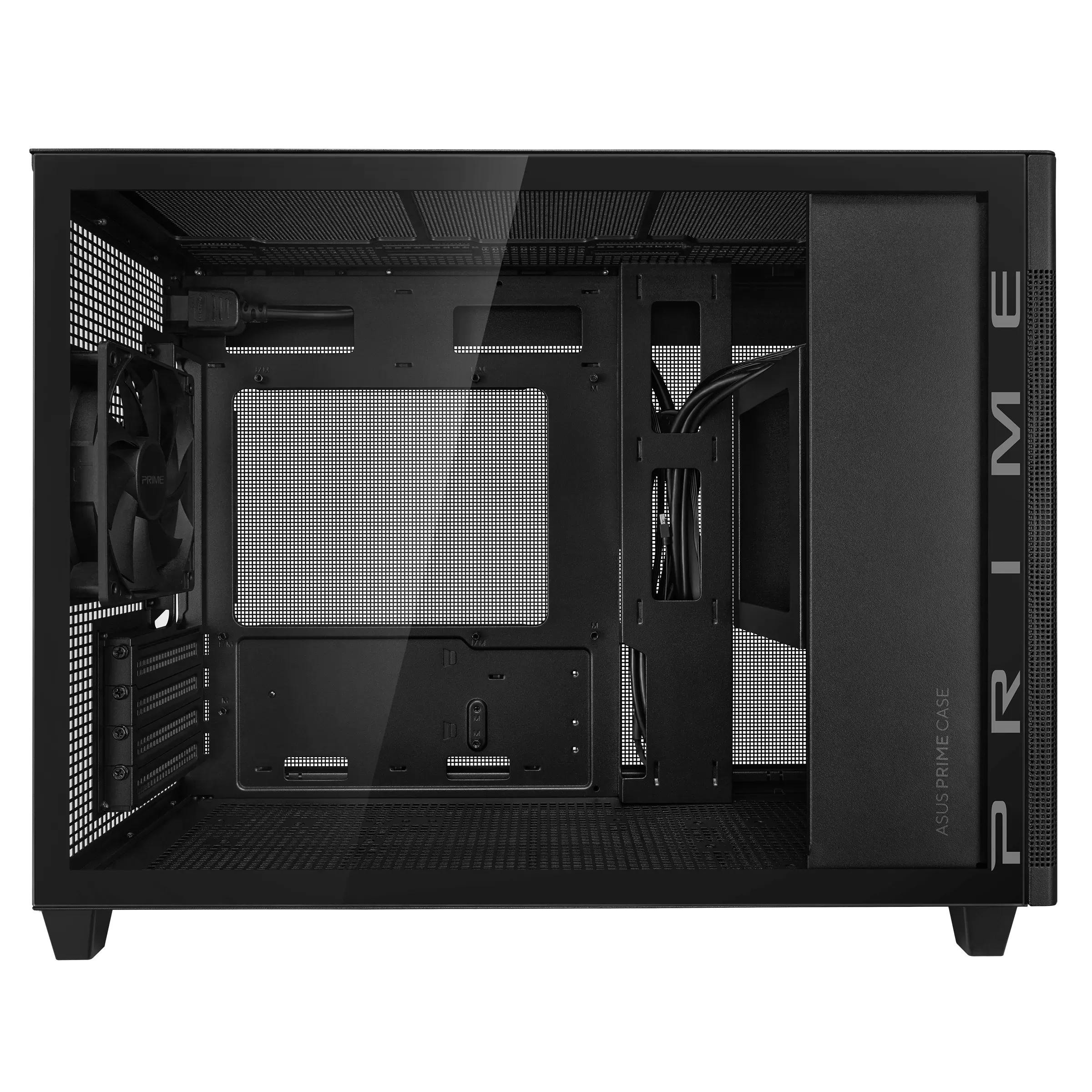 ASUS Prime AP201 Mini-Tower Case with window, Black