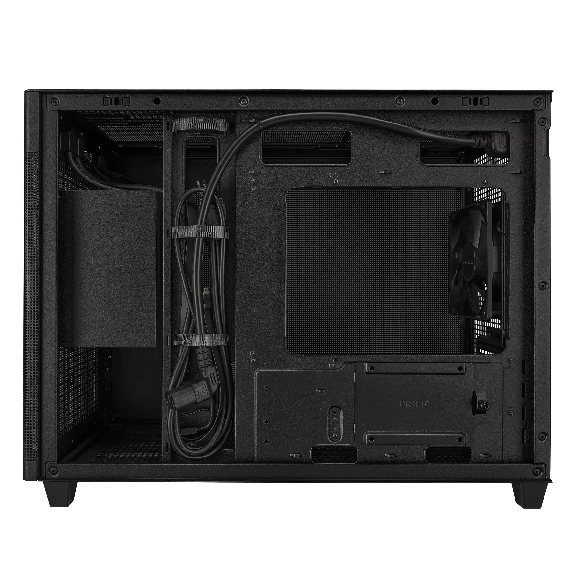 Asus AP201 ASUS PRIME CASE TG - Mini-tornikotelo, Musta