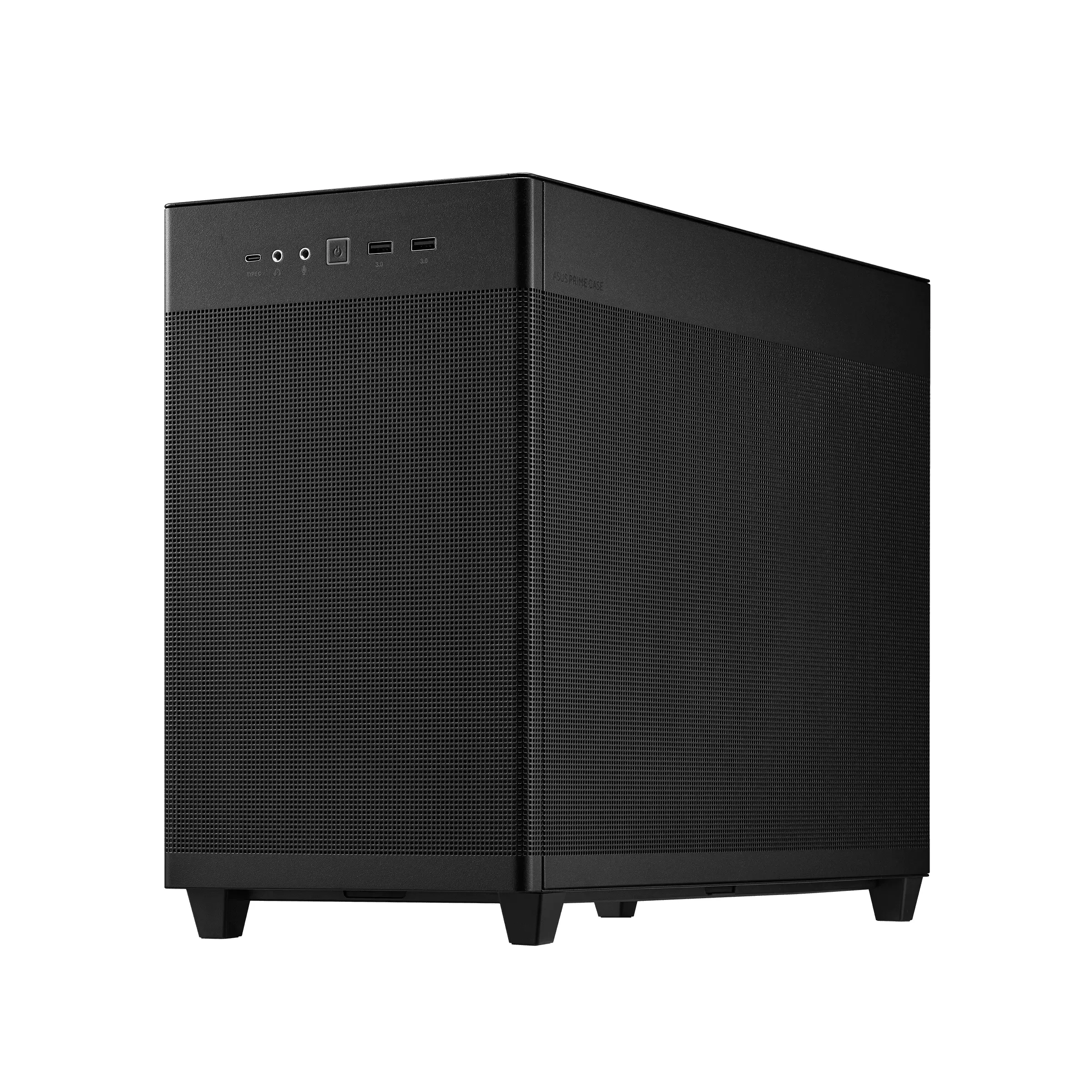 Asus AP201 ASUS PRIME CASE TG - Mini-tornikotelo, Musta
