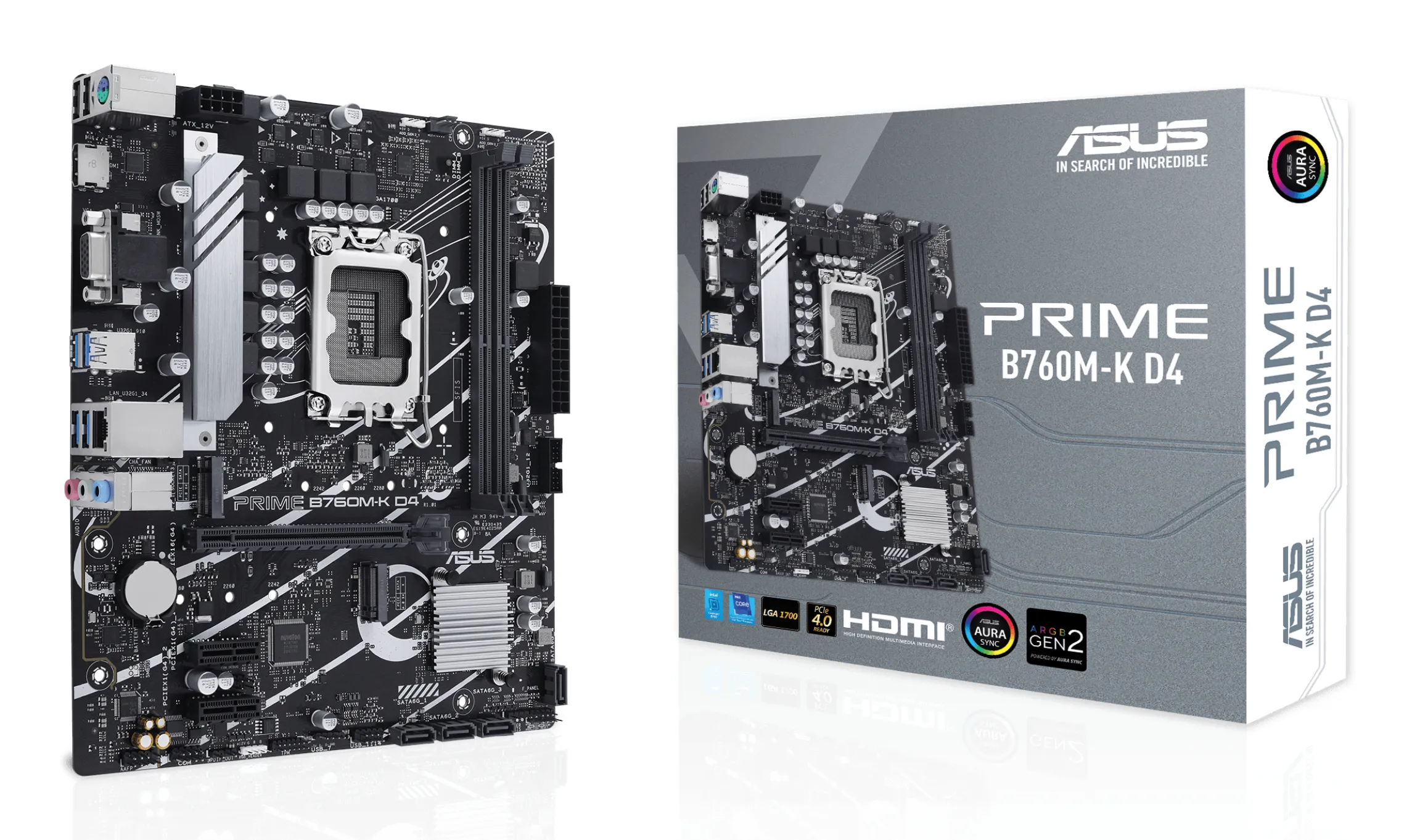 Asus PRIME B760M-K DDR4 mATX - motherboard
