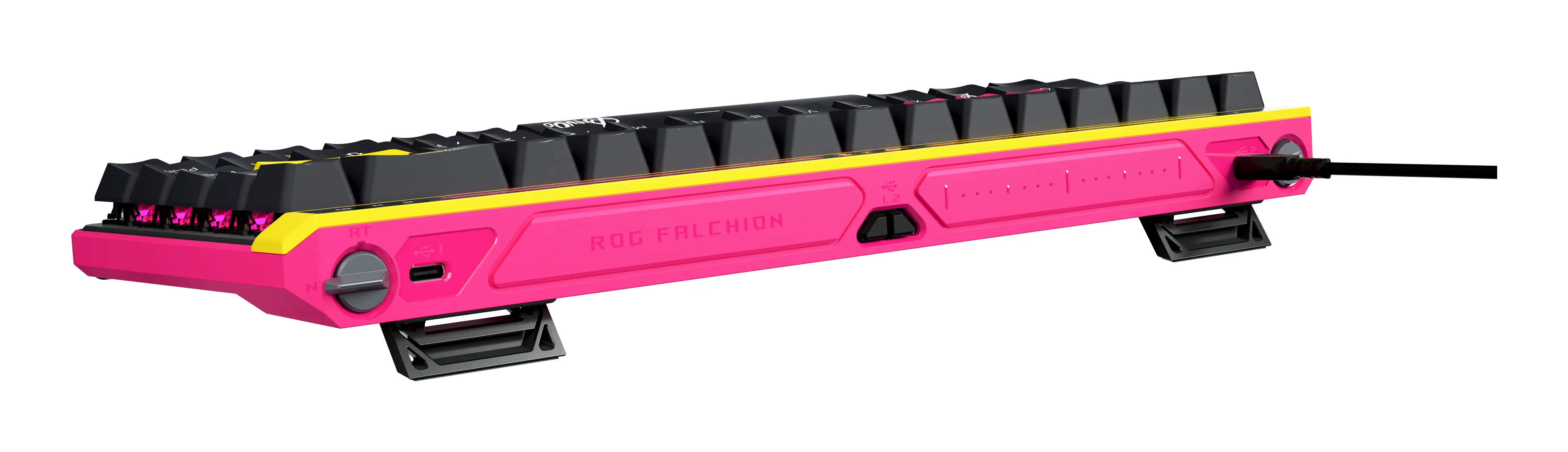 ASUS ROG Falchion Ace HFX ZywOo Edition 65% Mechanical Gaming Keyboard, ROG HFX Magnetic, Black