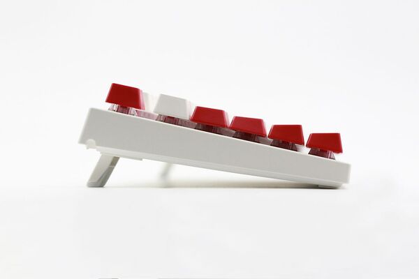 Varmilo VEA109 Special Edition White Plate V2 MX Red -pelin&auml;pp&auml;imist&ouml;, valkoinen/punainen