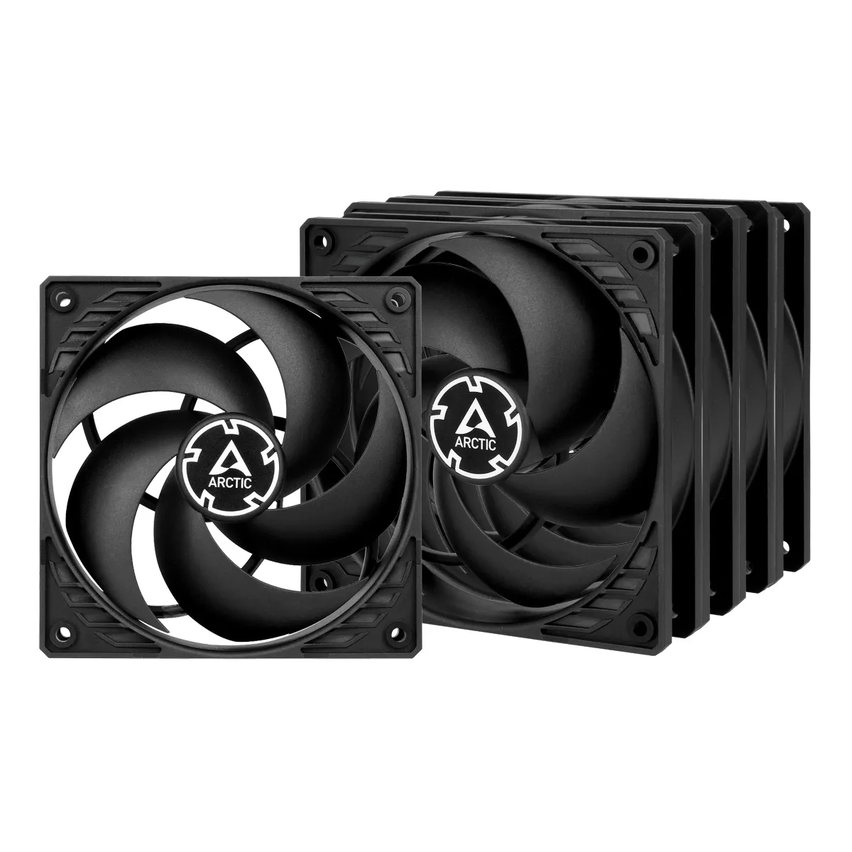 Arctic P12, 120mm, PWM -case fan, 5 pack, Black