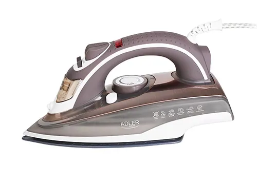 Adler AD 5030 &aring;ngstrykj&auml;rn, 3000 W, 0,31 l, brun/gr&aring;/vit