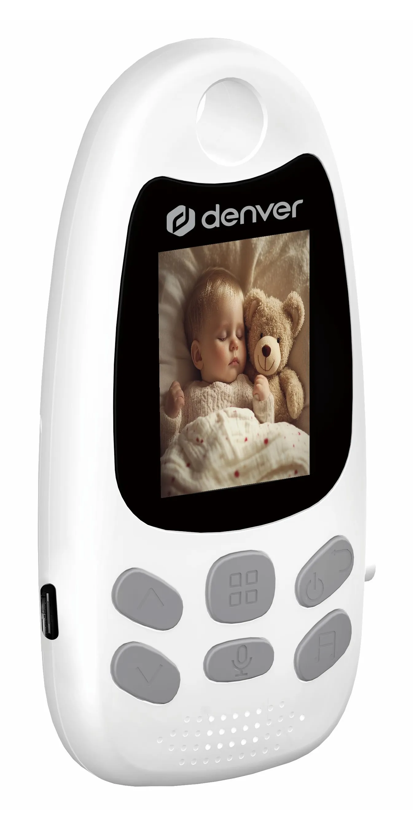 Denver BC-250 Baby Monitor with Camera, White