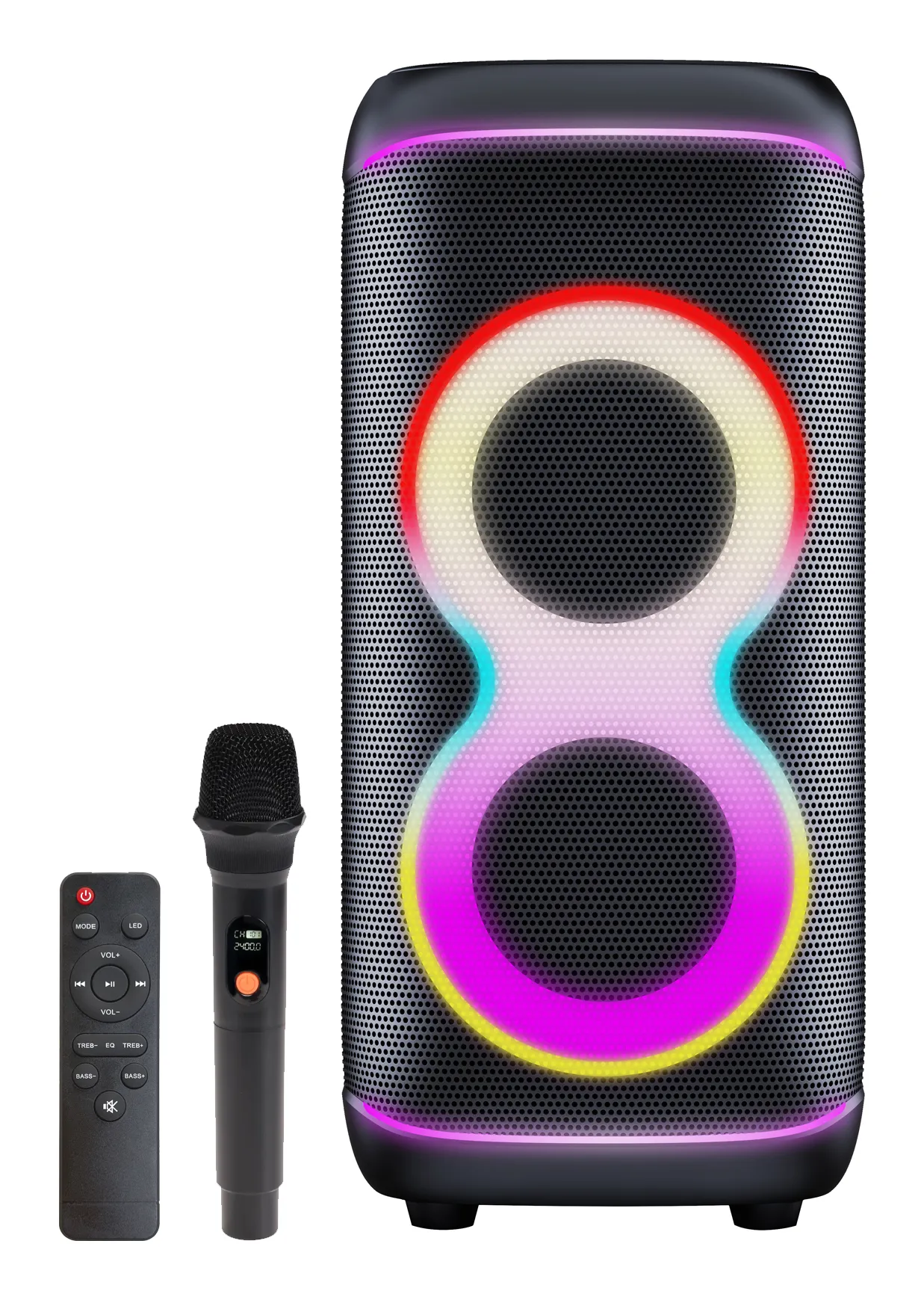 DENVER BPS-370 langallinen, Bluetooth bilekaiutin, musta