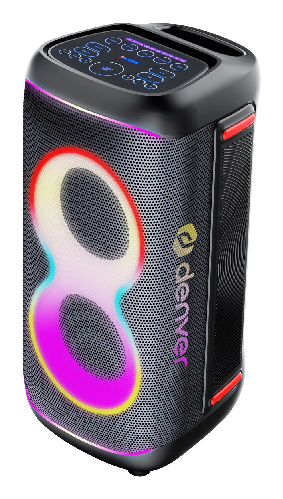 DENVER BPS-370 langallinen, Bluetooth bilekaiutin, musta