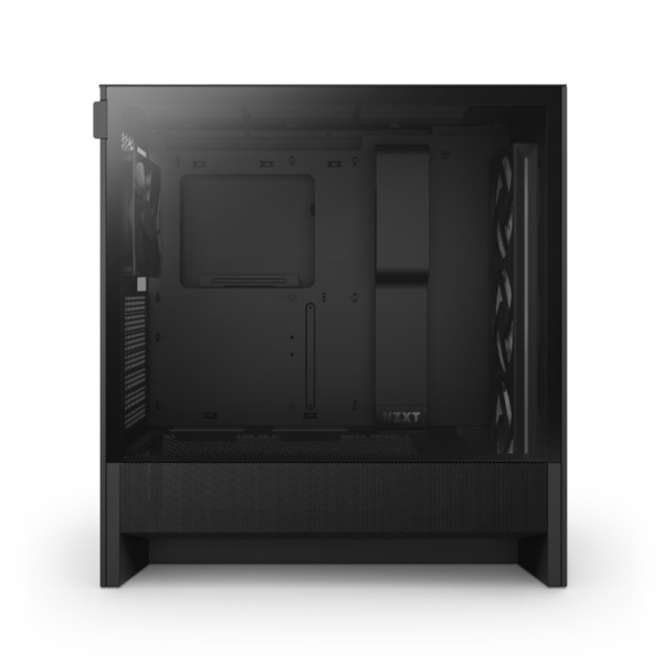 NZXT H5 Flow RGB (2024) -miditornikotelo ikkunalla, musta