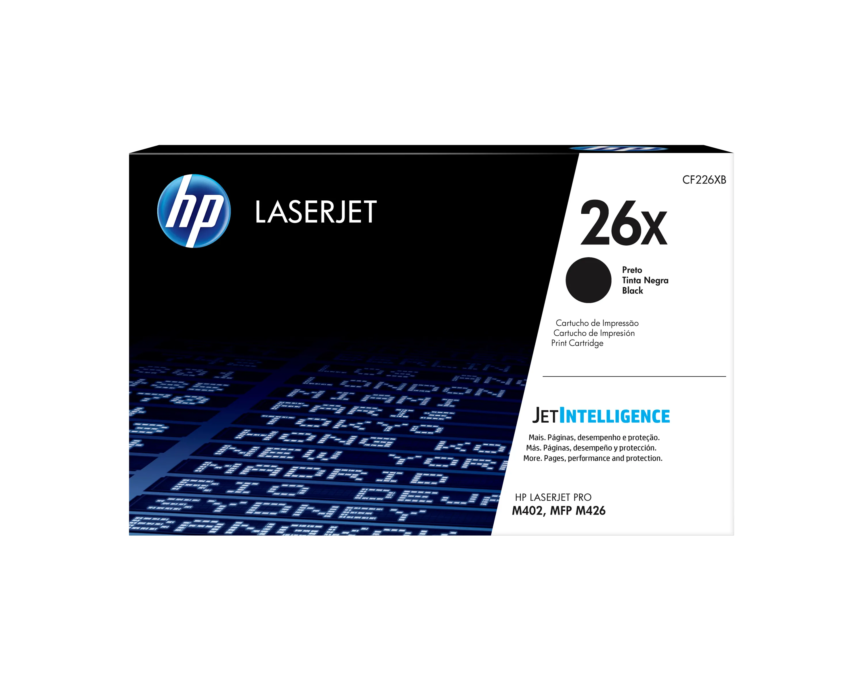 HP 26X H&ouml;g kapacitet lasertoner, svart