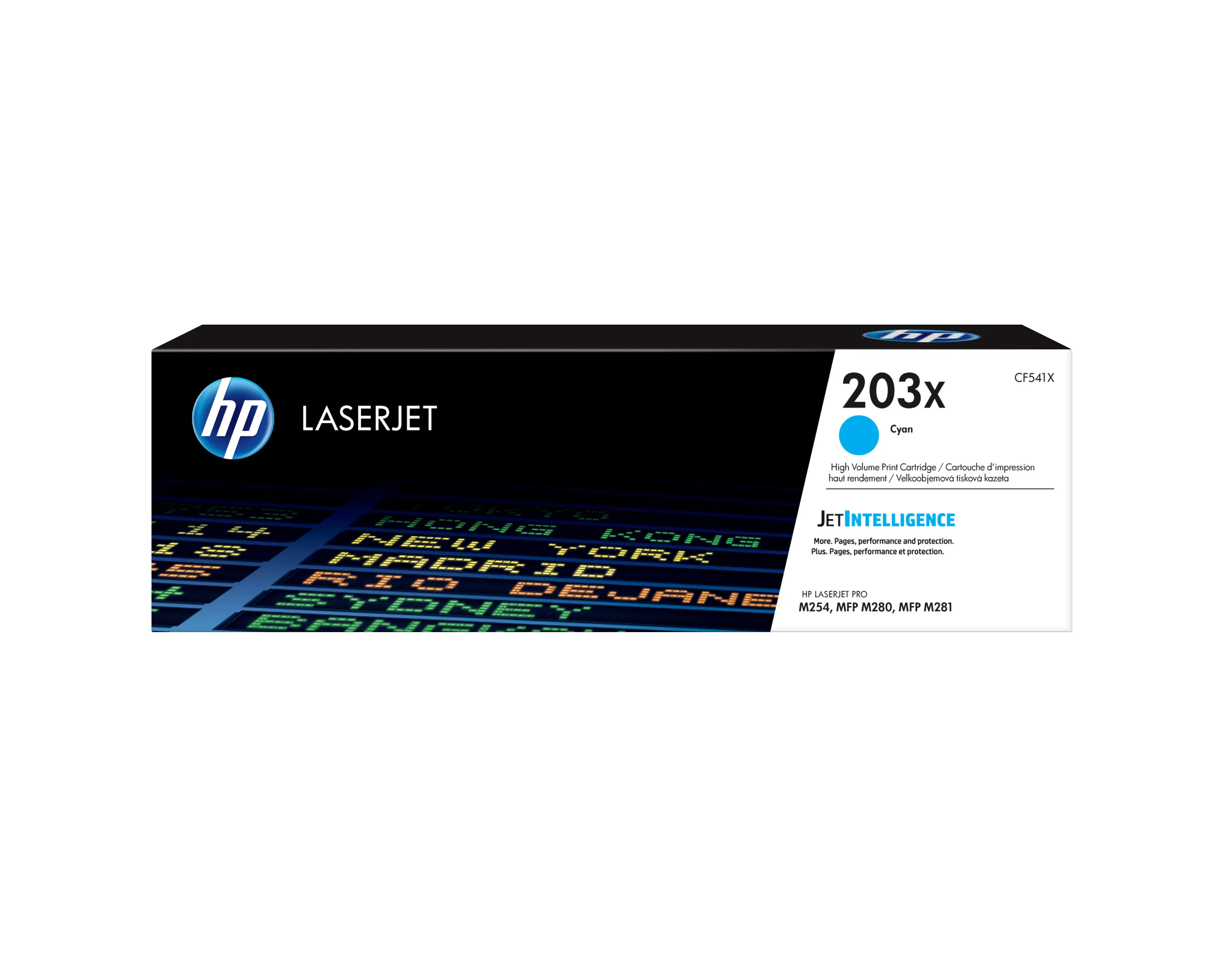 HP 203X CF541X High Yield toner cartridge, Cyan