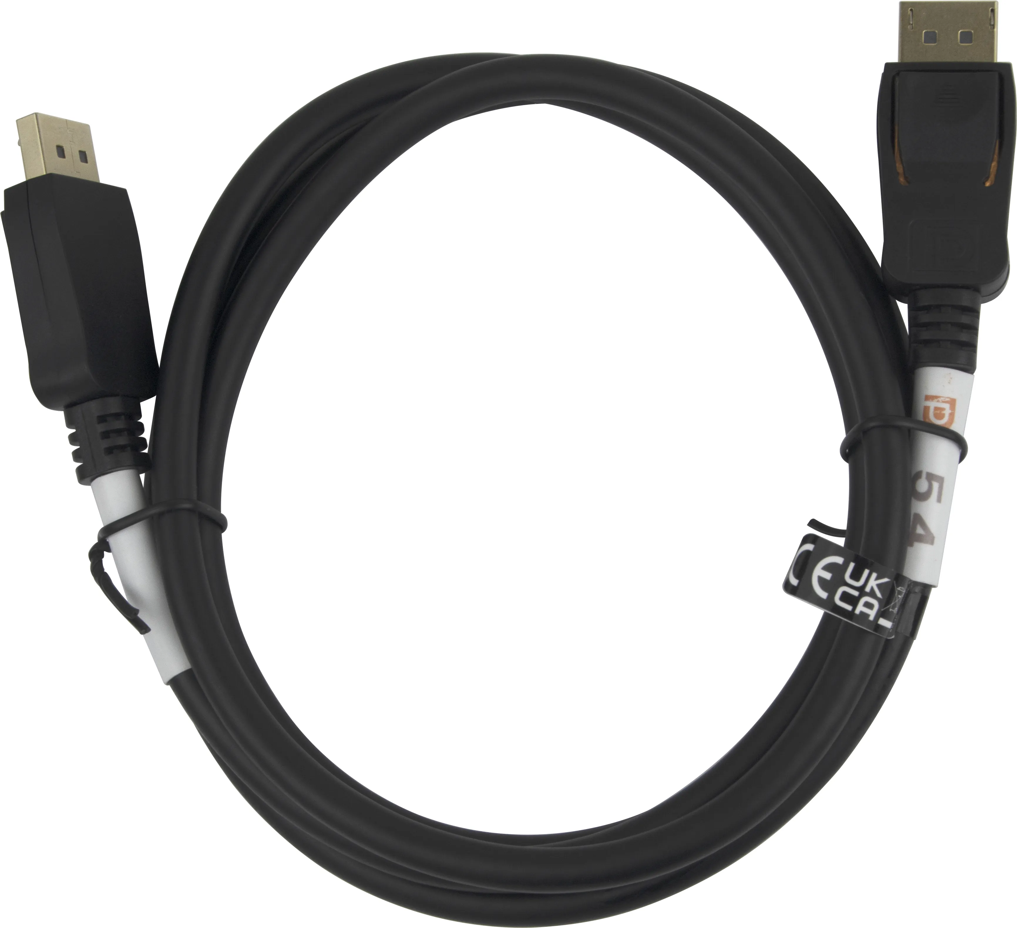 Deltaco DisplayPort 2.1a -kaapeli, jossa 8K, 2 m, musta