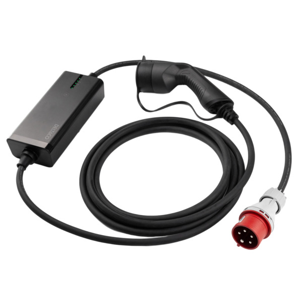Deltaco E-Charge, Type2, 3-phase, 11kW, CEE 16A - charging cable, 6m