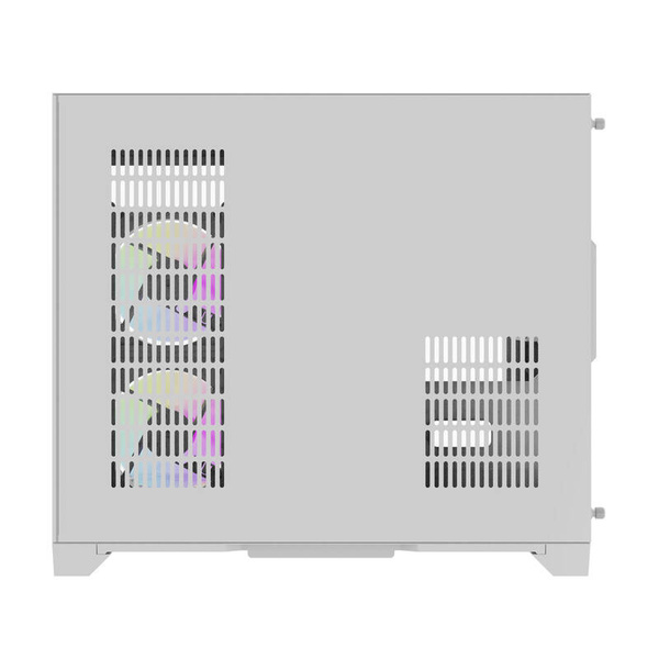 DARKFLASH FT418 Mini-Tower Case with window and RGB lighting, White