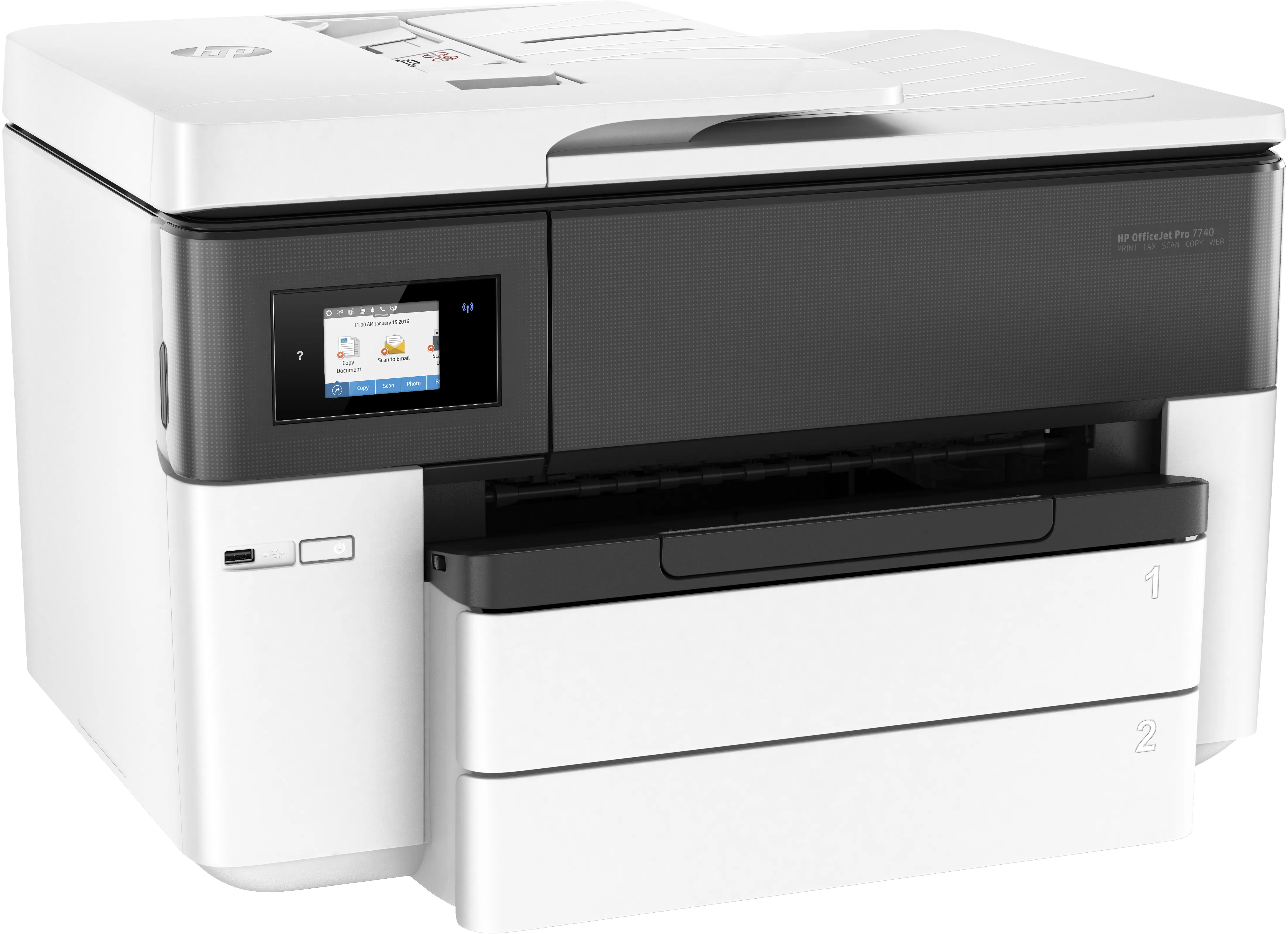HP Officejet Pro 7740 All-in-One  Duplex, LAN/Wi-Fi, A3 - colour Inkjet printer