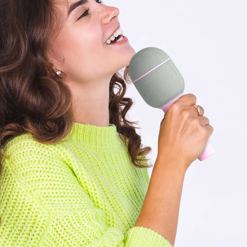 MOB Karaoke MIC Groovy Marshmallow - microphone with speaker, Pink