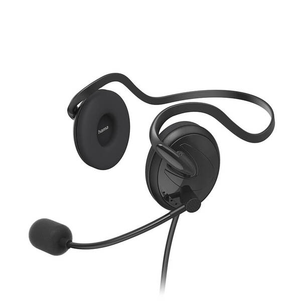 Hama NHS-P100 V2 PC Office Stereo - headset, svart