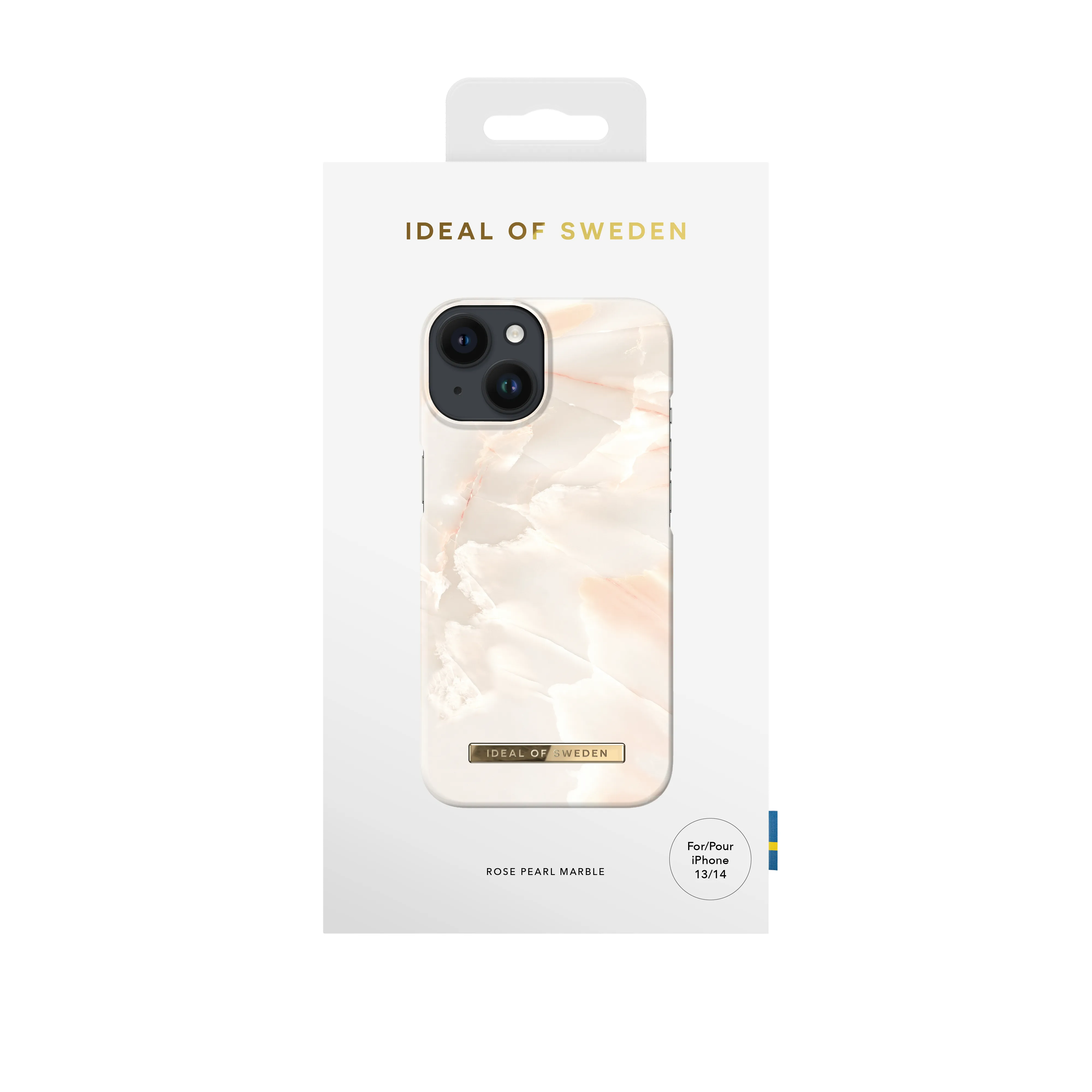 iDeal of Sweden Fashion Case, iPhone 14 - Case, Rose Pearl Marble