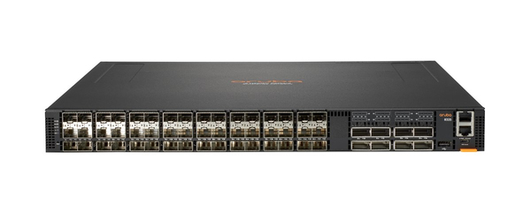 HPE Aruba 8325-48Y8C - Kytkin - L3 - Hallinnoitu - 48 x 10/25 Gigabit SFP+ / SFP28 + 8 x 40/100 Gigabit QSFP+ / QSFP28 - front to back airflow - r&auml;kkiin asennet