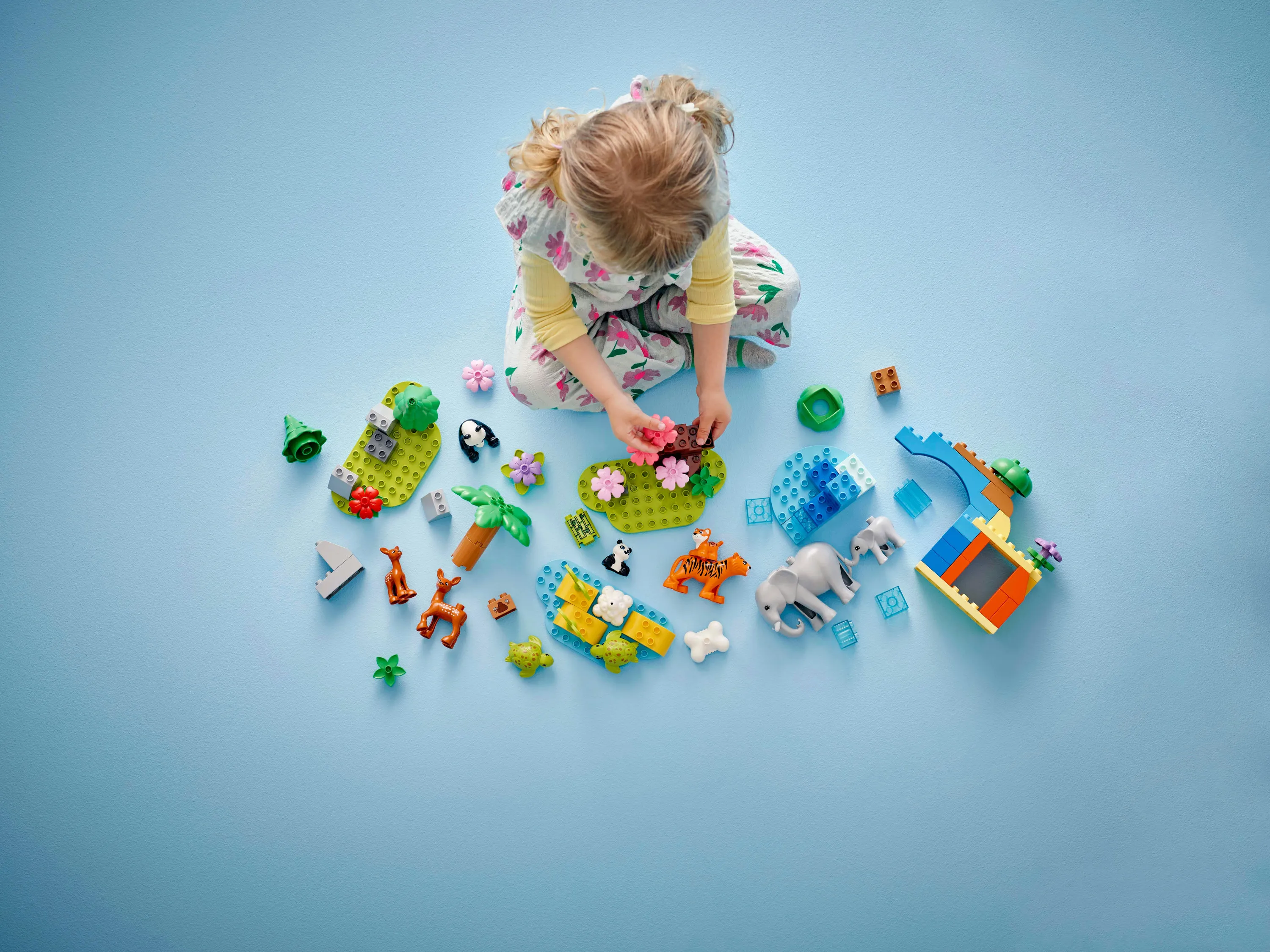 LEGO DUPLO Town 3-in-1 luonnonel&auml;inperheet 10446