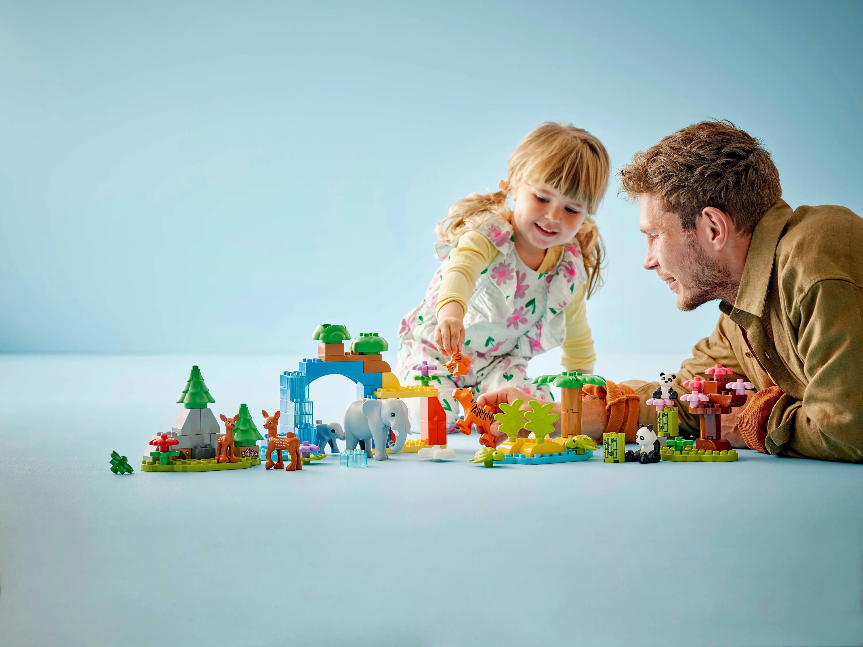 LEGO DUPLO Town 3-in-1 luonnonel&auml;inperheet 10446