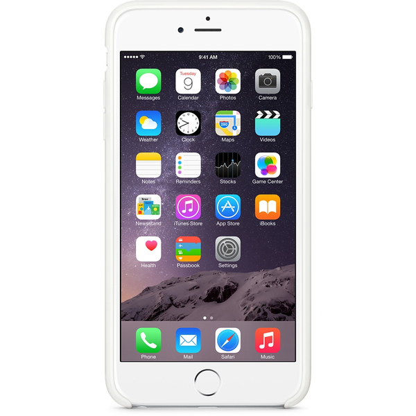 Apple iPhone 6 Plus/6s Plus - silikonskal, Vit